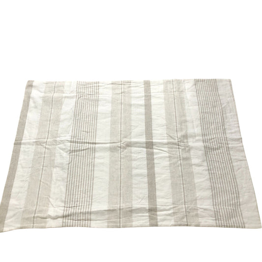 The White Company Pillow Case Standard 50x75 CM Cotton Cream Striped 2Pack