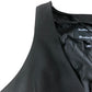 River Island Black Waistcoat UK8 Women's