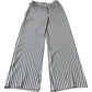 Girls Striped Trousers Wide Leg Casual Style Polyester Mix 9 Years
