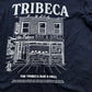 Relaxed Fit Graphic Print Tribeca Bar Grill Navy T-Shirt Size M