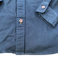 Furze Garment Dye Twill Shirt Dark Navy Size XS