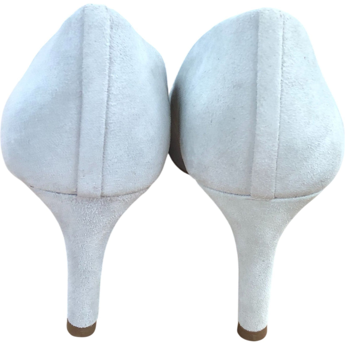 Lizzie Court Heels UK5 Women's Suede Mid Heel Pale Blue