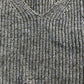 Women's Size 8 V Neck Sweater Thick Knit Long Sleeve Green Top