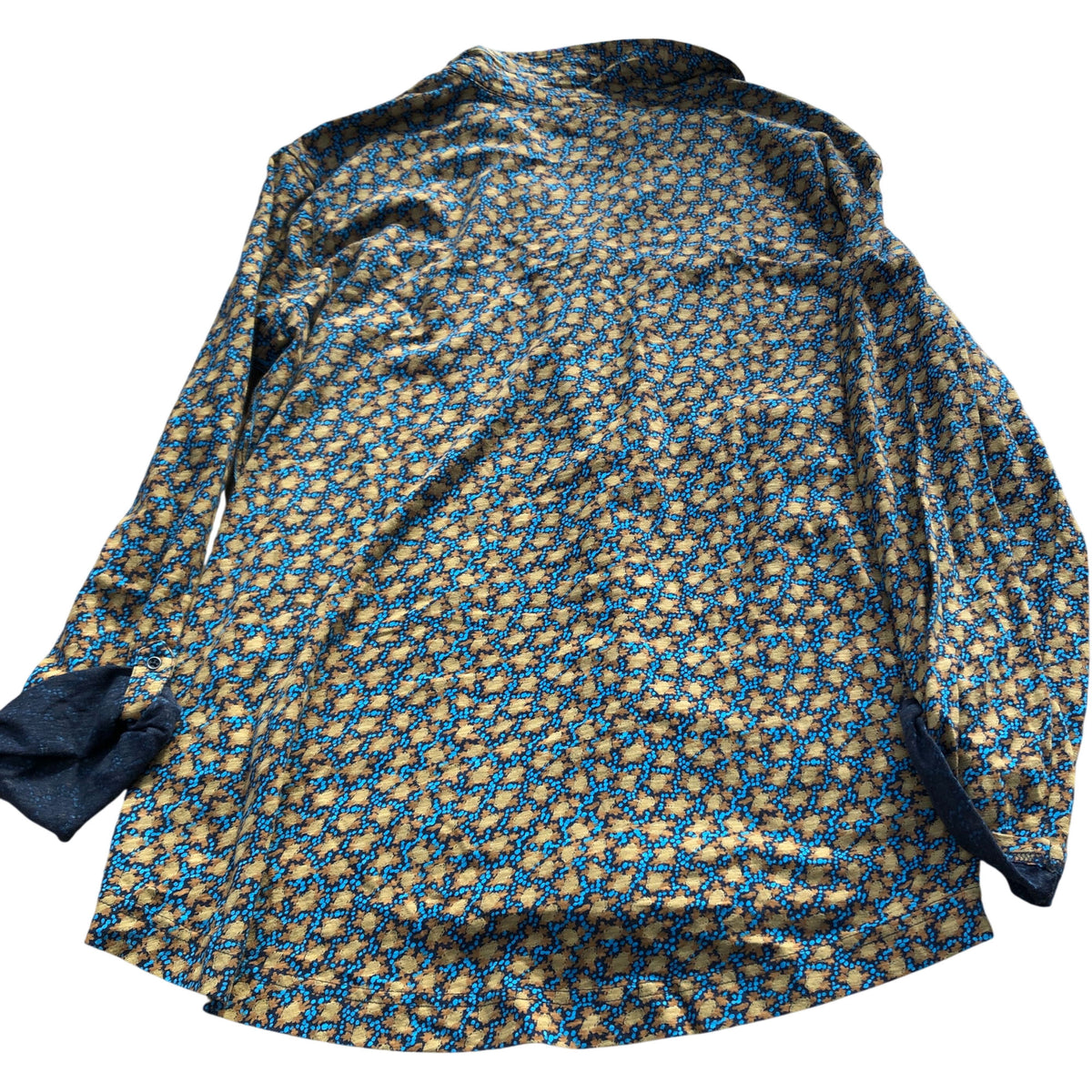 Casual Shirt 100 Cotton Long Sleeve Patterned Size 20 Unique Style