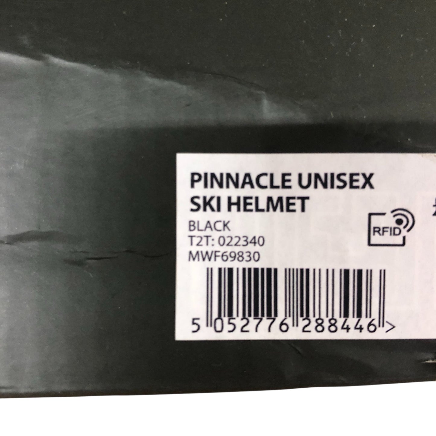 Mountain Warehouse Pinnacle Ski Helmet Unisex Size S Black Safety Gear