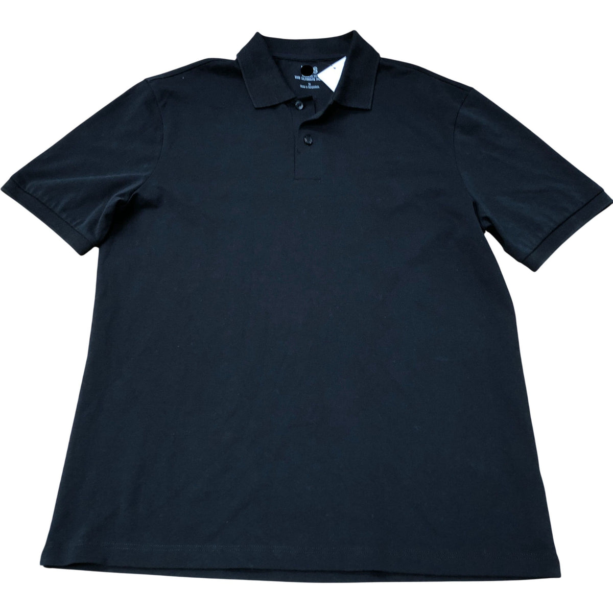 Regular Fit The Ultimate Black Polo T Shirt Size M
