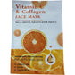 Vitamin C And Collagen Face Mask Hydrating Brightening Vegan All Skin Types