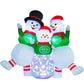 6.5FT Christmas Inflatable Garden Party Decoration Snowman Family