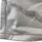 River Island Women's A Line Mini Skirt UK6 32 Beige Metallic Cotton Blend