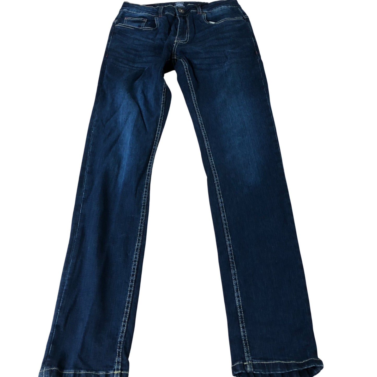 Blue Inc Men's Regular Fit Jeans W38 L32 Denim Fashion Trousers Dark Blue