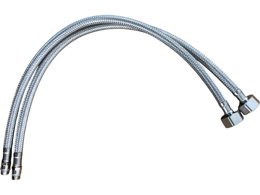 Modern Kitchen Tap Stainless Steel Curve Mixer Water Faucet with Hoses