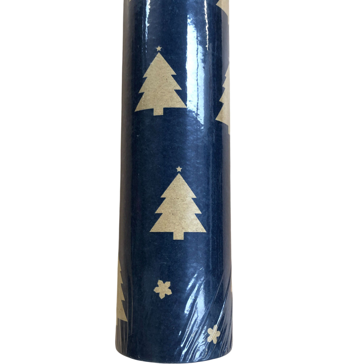 Blue Kraft Wrapping Paper Roll Christmas Gift Wrap 15M