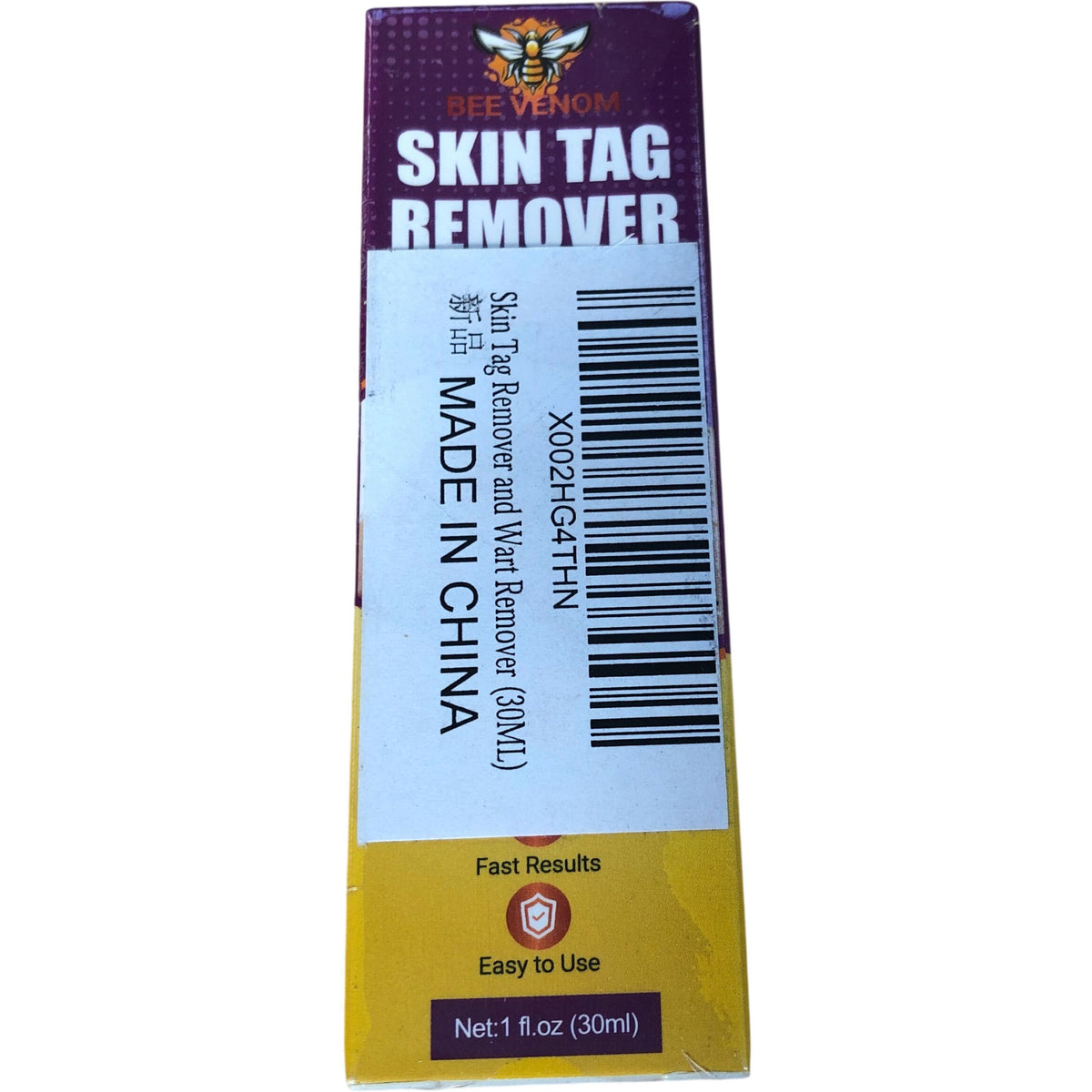 Bee Venom Skin Tag Remover 30ml Fast Results Easy To Use Wart Treatment