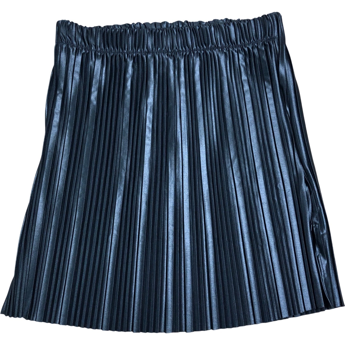 River Island Black Pleated Skirt UKXS Women's Elegant Knee Length Fashion