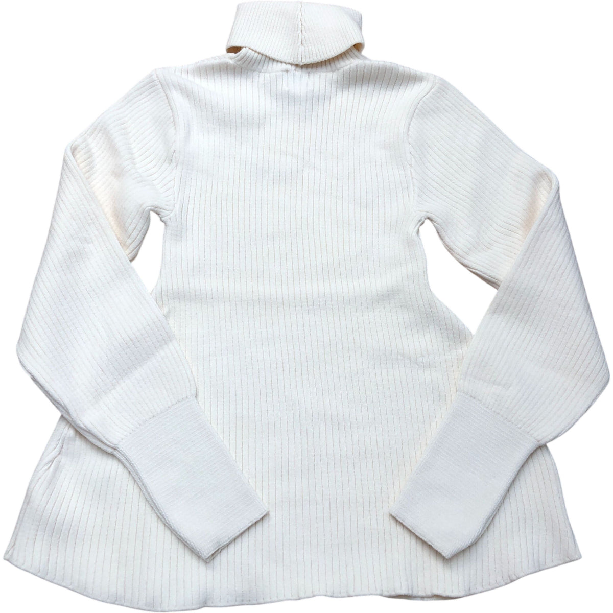 River Island Cream Ribbed Knit Roll Neck Jumper