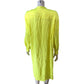 Cult Studios Yellow Shirt Dress UK10 Women's Long Sleeve Lightweight Casual