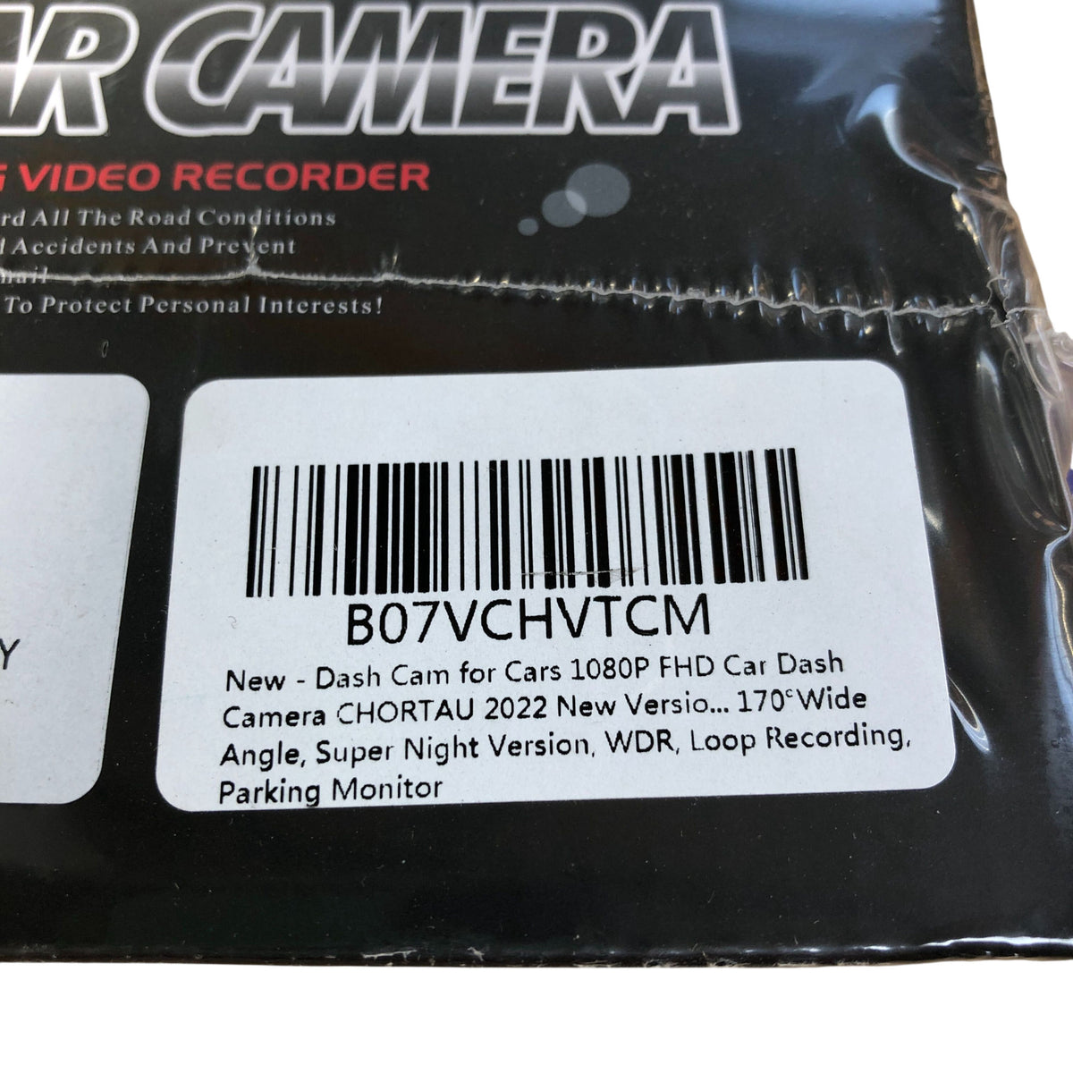 HD Car Camera 1080P Driving Video Recorder with G-Sensor Loop Recording