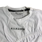 All Saints Girls Ruched T-Shirt Size 5-6 Years White Short Sleeve Top