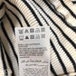 Long Sleeve Top Women's Striped Ribbed Cotton Casual Wear Small