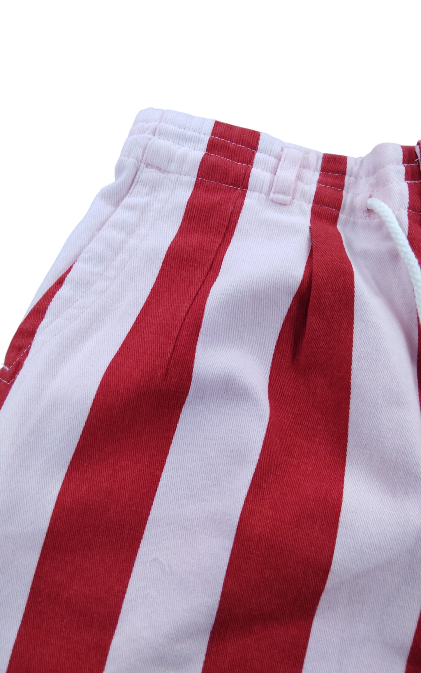 River Island Girls Red White Striped Shorts UK9-10 Years Summer Style