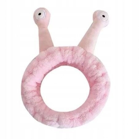 Face Wash Headband Pink Snail Skincare Spa Accessories