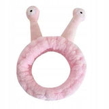 Face Wash Headband Pink Snail Skincare Spa Accessories
