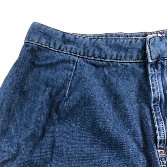 River Island Denim Shorts UK18 Women's Stylish Casual Blue Cotton Summer