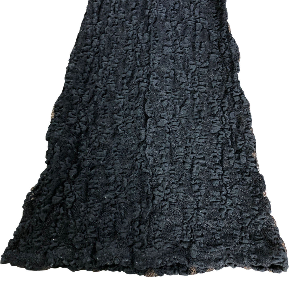 River Island Black Flared Trousers UK12 Women's Lace Textured