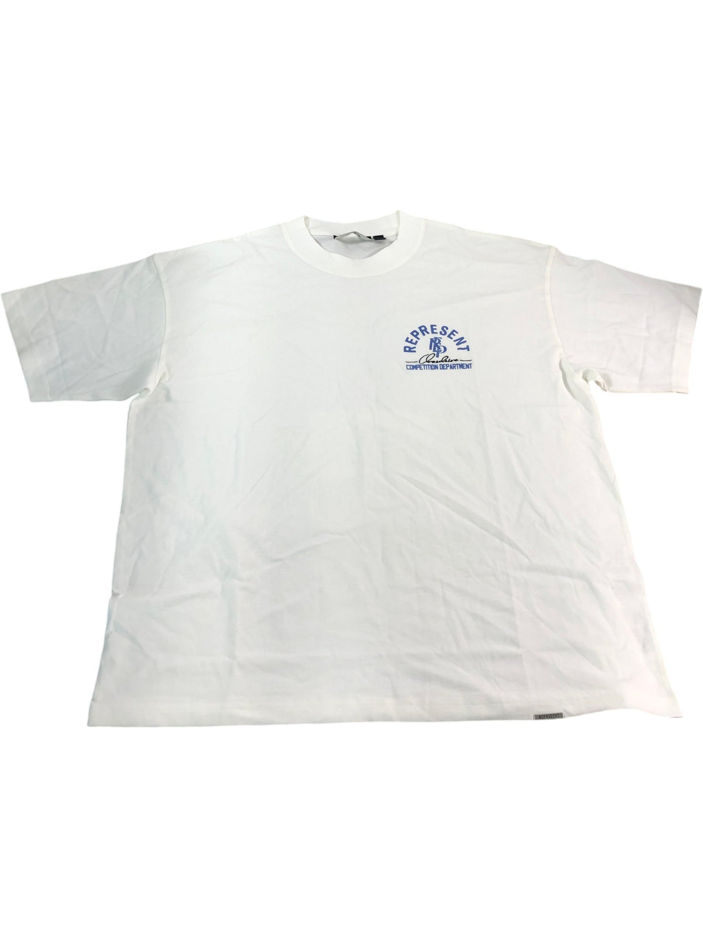 REPRESENT T-Shirt Men's White Cotton Competition Department Size Medium