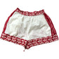River Island Studios Floral Print Shorts Women's Casual Red White 8