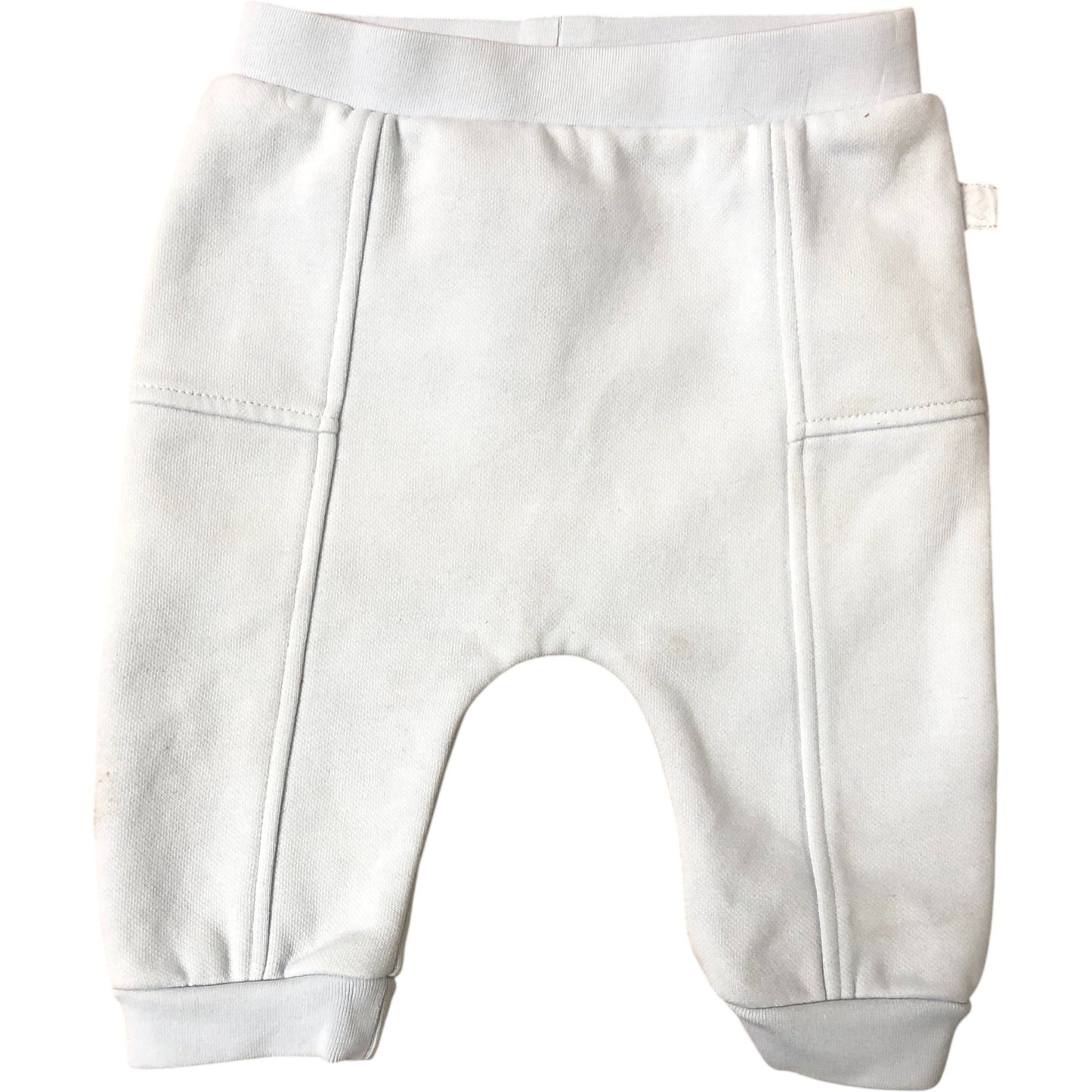 River Island Baby Bottoms 0-3 Months Soft Cotton Sleeveless Trousers Pale Blue