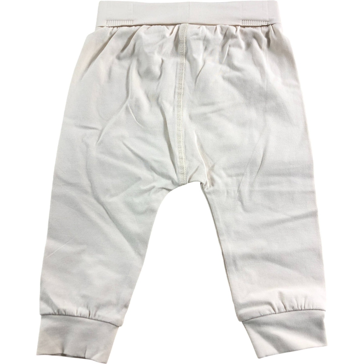 Baby Trousers Set Unisex Cotton Blend White Beige 6-9 Months