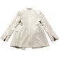 Cream Tailored Open Blazer Jacket Size 6