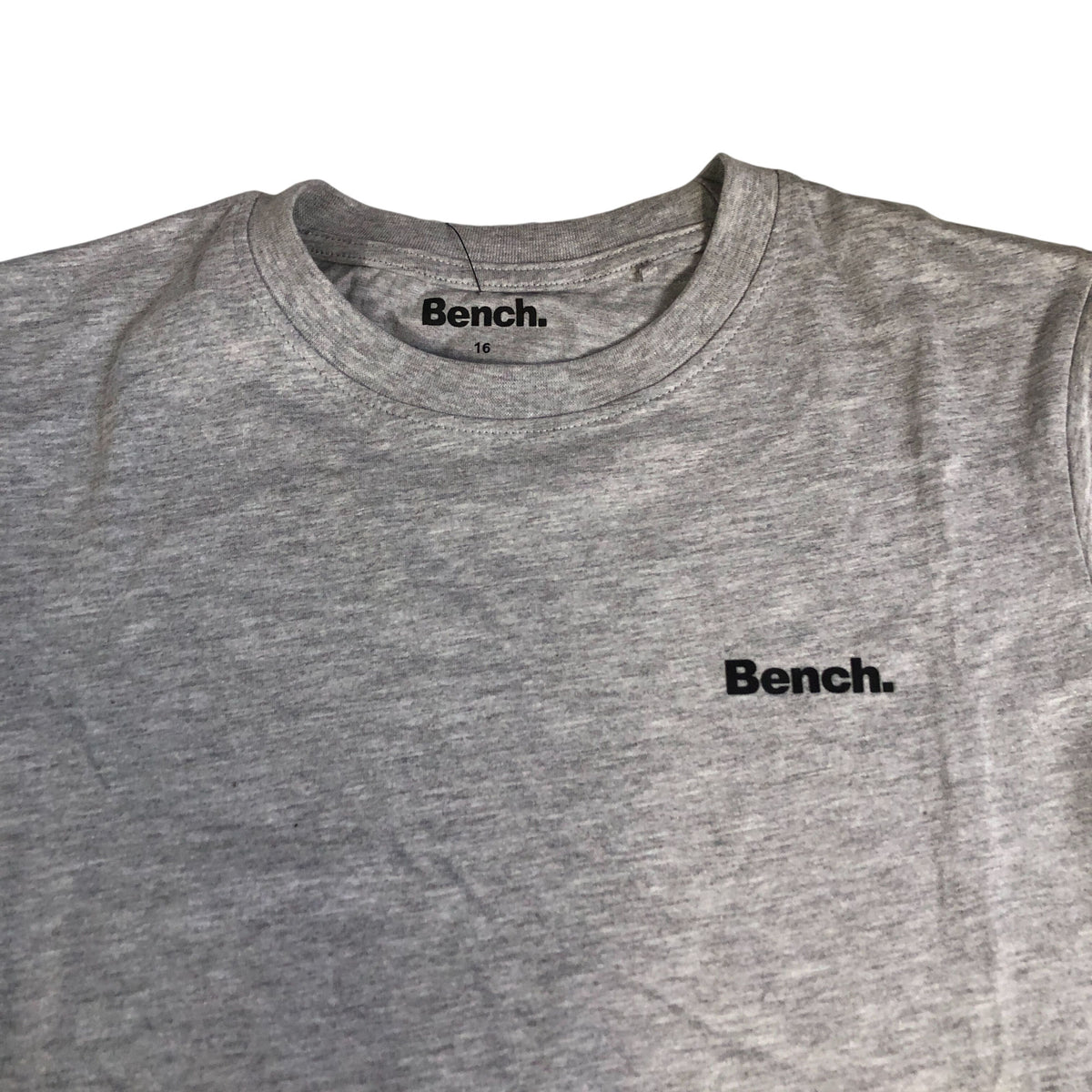 Bench Grey T-Shirt Size 16 Women's Cotton Casual Top Short Sleeve