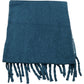 Shelly Brushed Plain Scarf Mid Blue