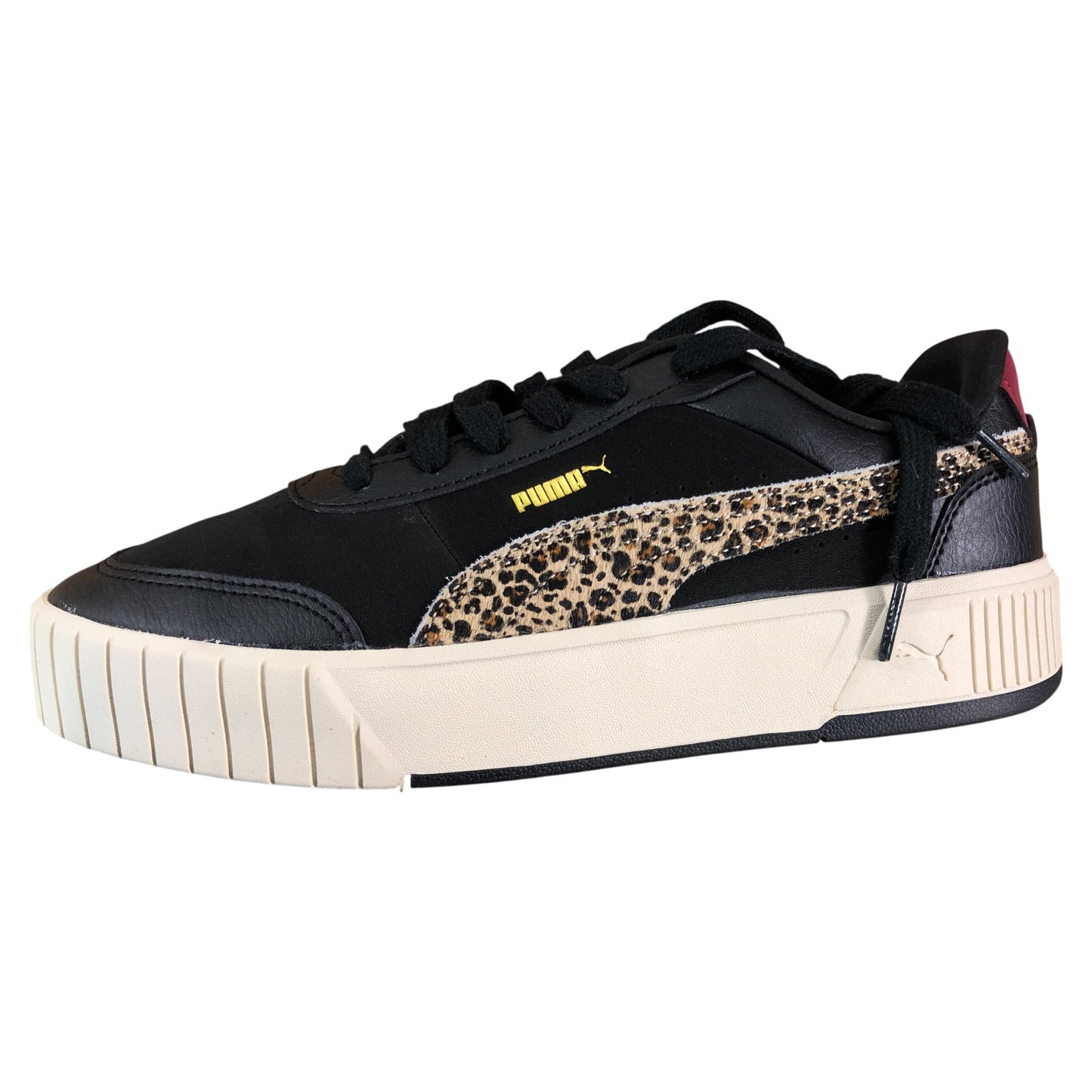 Women's Carina Mia Animal Flair Trainers - Black Size UK 7