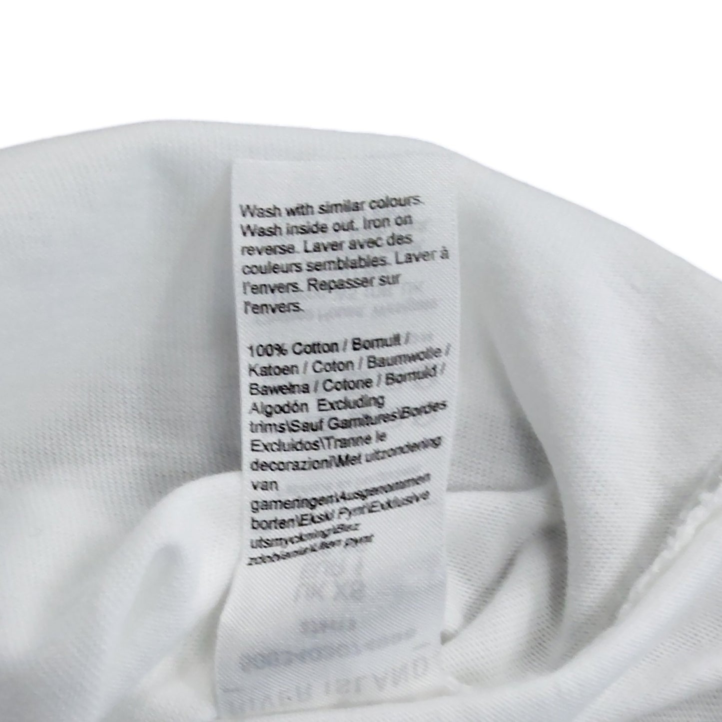 River Island Monaco Performance Series T-Shirt UK XS Men's Graphic Tee White