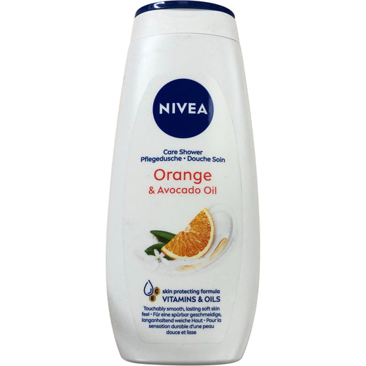 NIVEA Orange & Avocado Oil Shower Care 250ml Skin Protecting Formula