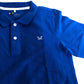Crew Clothing Blue Kids Polo Shirt Size 10-11 Years Short Sleeve Casual Wear