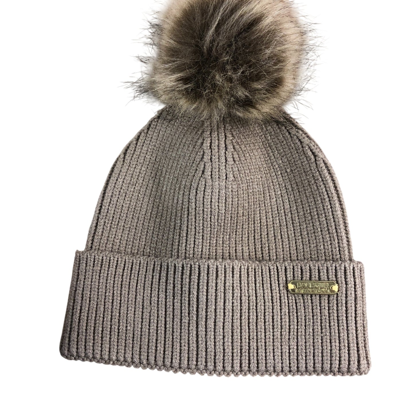 Barbour International Mallory Beanie And Check Scarf Set
