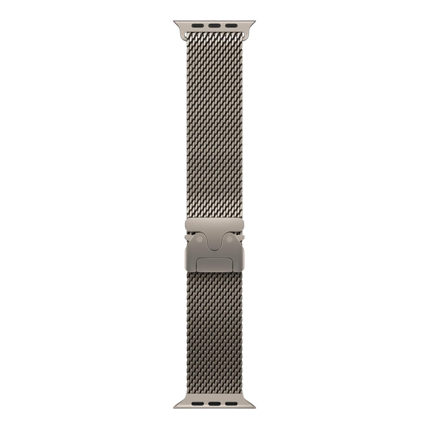 Apple Watch 49MM L Natural Titanium Milanese Loop Adjustable Strap Band