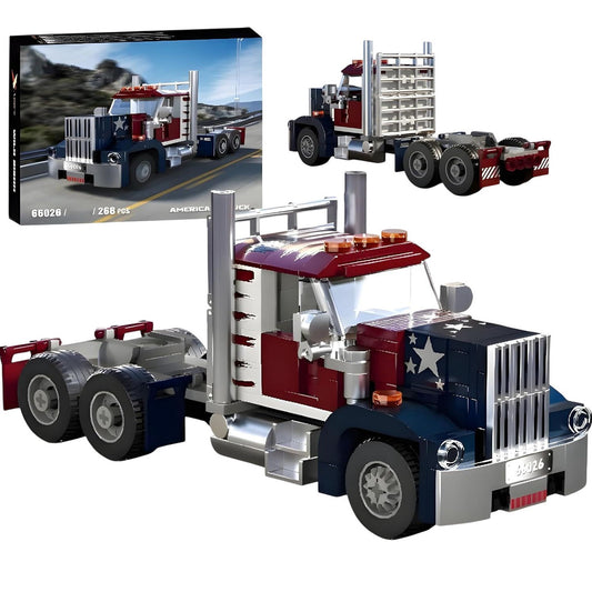 Xbert 66026 American Truck Building Set 269 Pcs Construction Toy 8 Years+