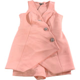 River Island Women's Blush Pink Sleeveless Playsuit UK Size Small