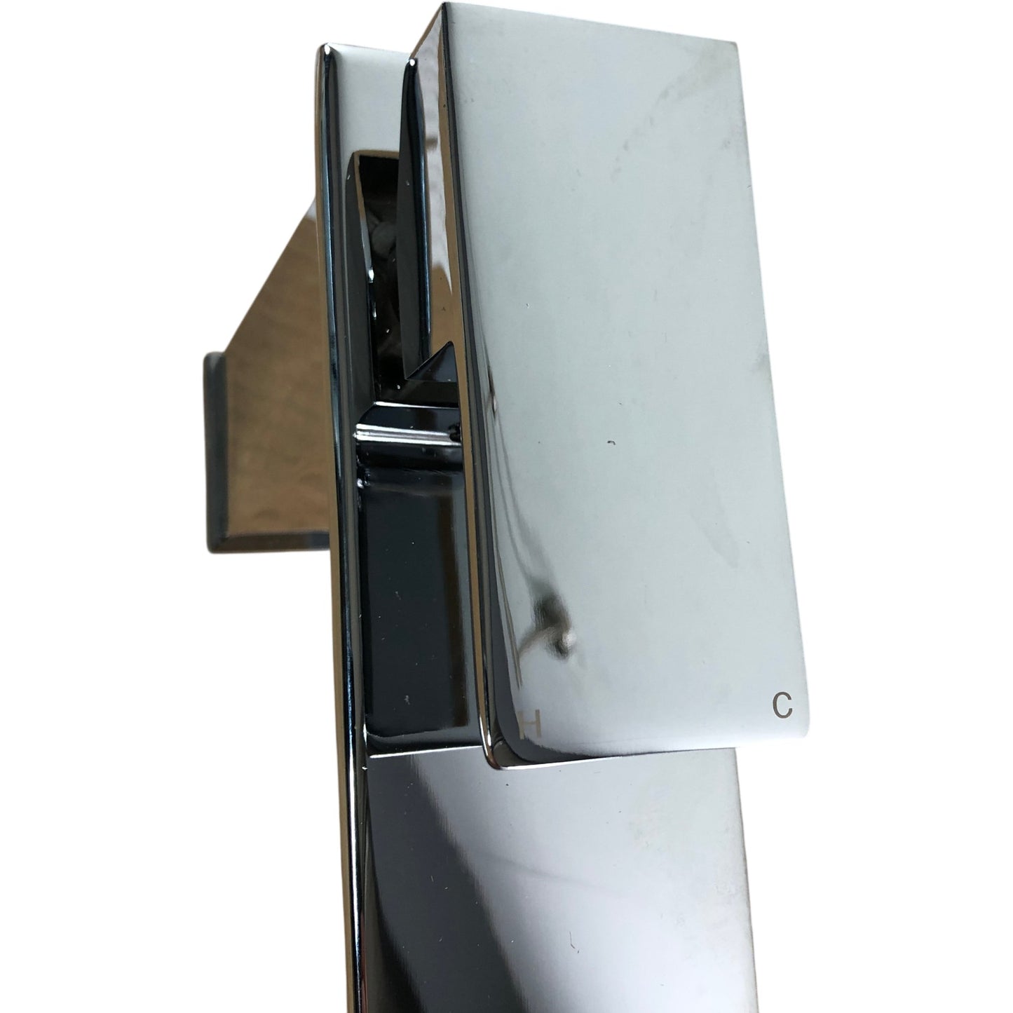 WASSERHYTHM Bathroom Lever Chrome Sink Tap New Water Tap with Accessories