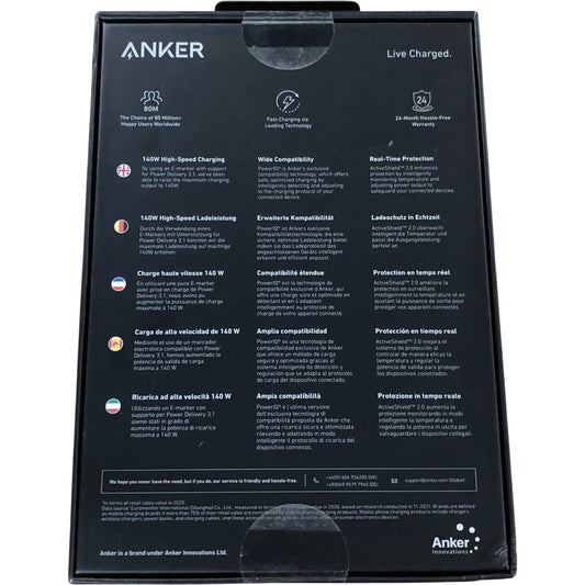 Anker 737 Power Bank Gen 2 140W 24000mAh Portable Charger With Smart Display