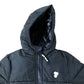 Boys Black Hooded Puffer Jacket Cold Weather 3-4 Years