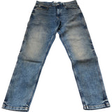 River Island Tapered Men's Jeans Light Blue Denim Cotton Fabric