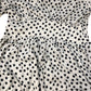 Baukjen Polka Dot Midi Dress UK12 Women's Short Sleeve Viscose