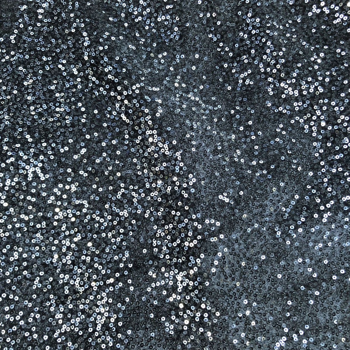 Sequin Skirt UK12 Women's Black Sparkly Mini Party Skirt