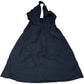 River Island Black Linen Halter Neck Dress Casual Summer Style Size 18